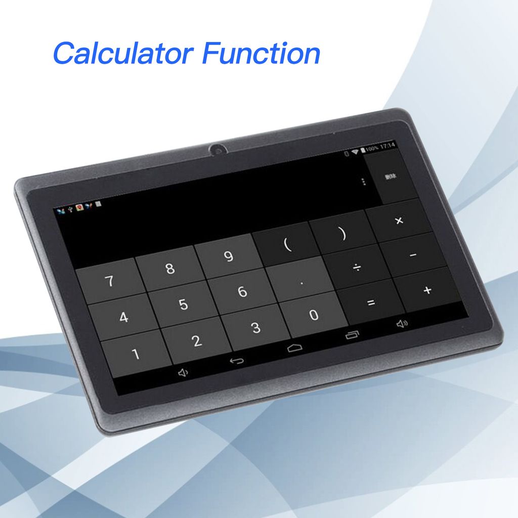 7 Zoll Kinder Tablet Android 4.4 Tablet PC mit Dual-Kameras Produktbild 8