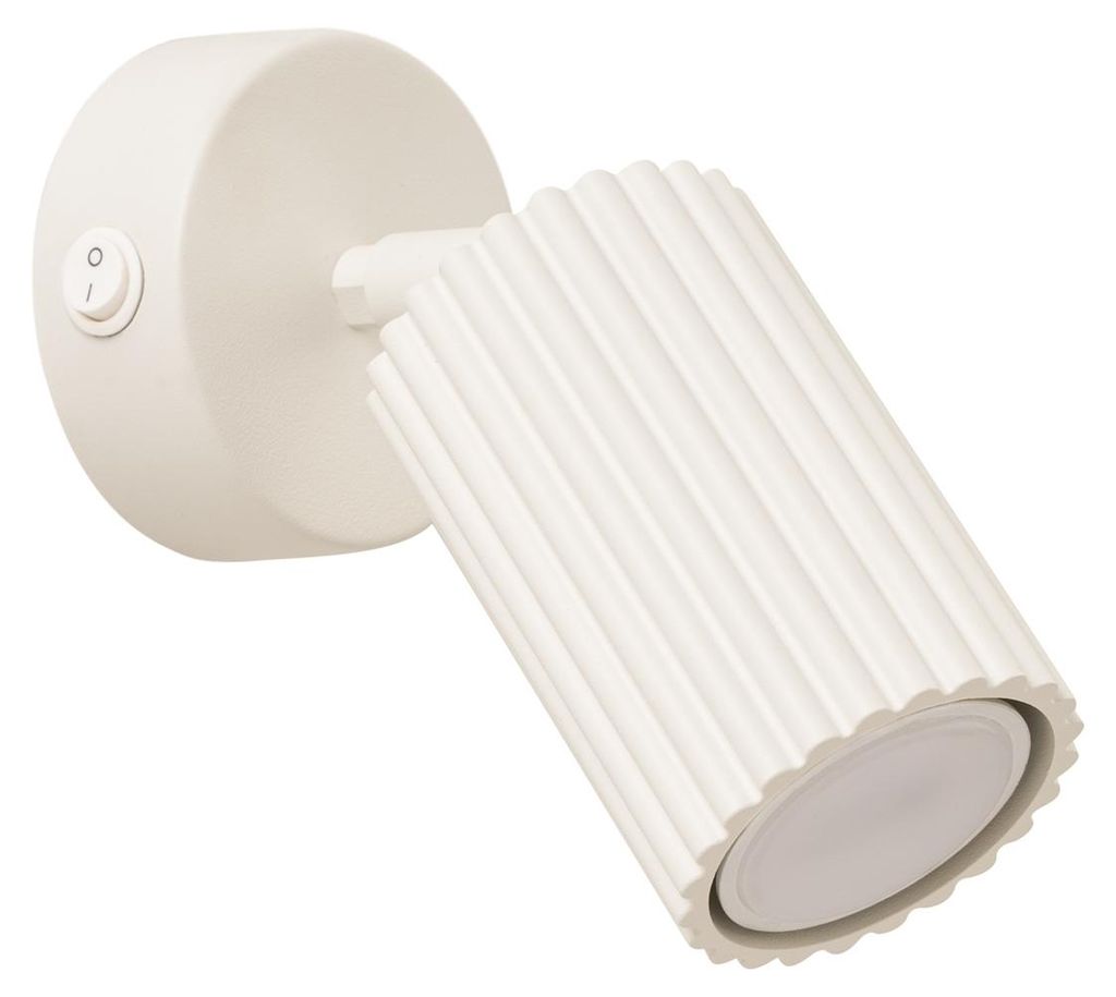 Wandleuchte KARBON beigee mit Schalter 1xGU10 10W Aluminium Produktbild 
