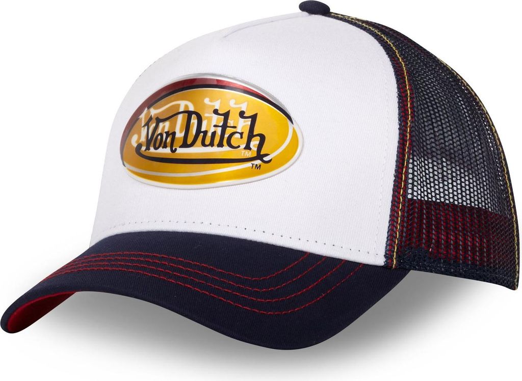 Von Dutch Originals Trucker Cap - Contrast Stitch white
