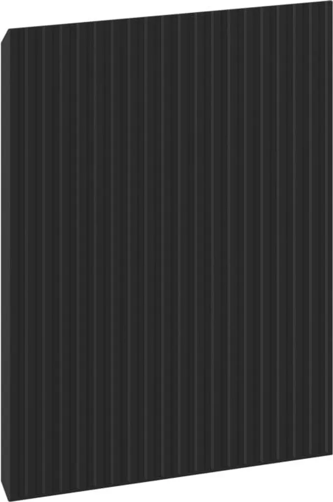 Mexen Rivel Frontale Scanalato Nero Opaco 30x43,5 cm - Acquista Online