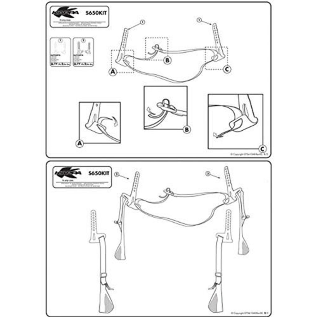 Supports métalliques Kappa Kappa pour siège enfant Image du produit 