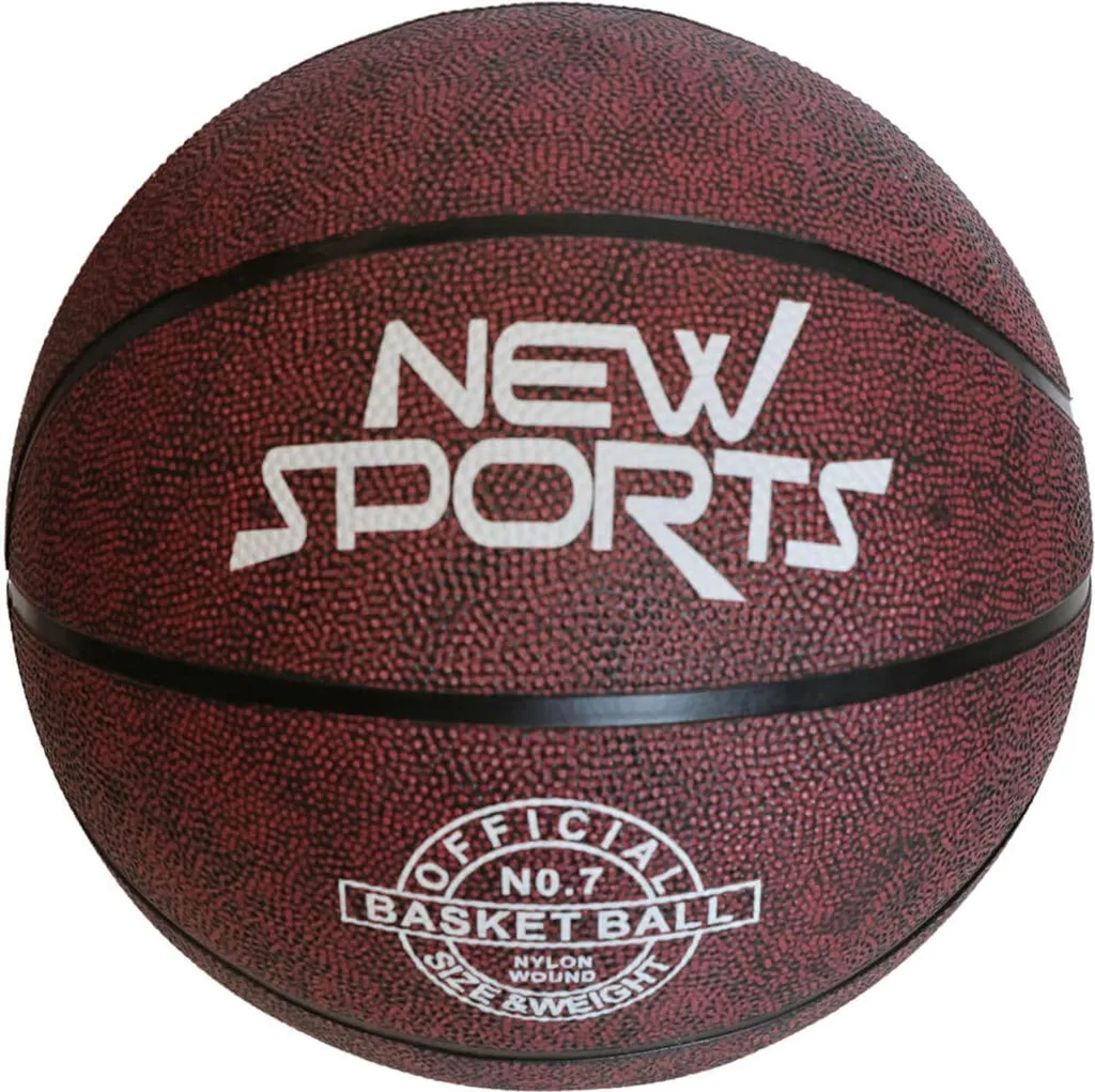Ballon de basket outdoor New Sports taille 7 noir pour le streetball
