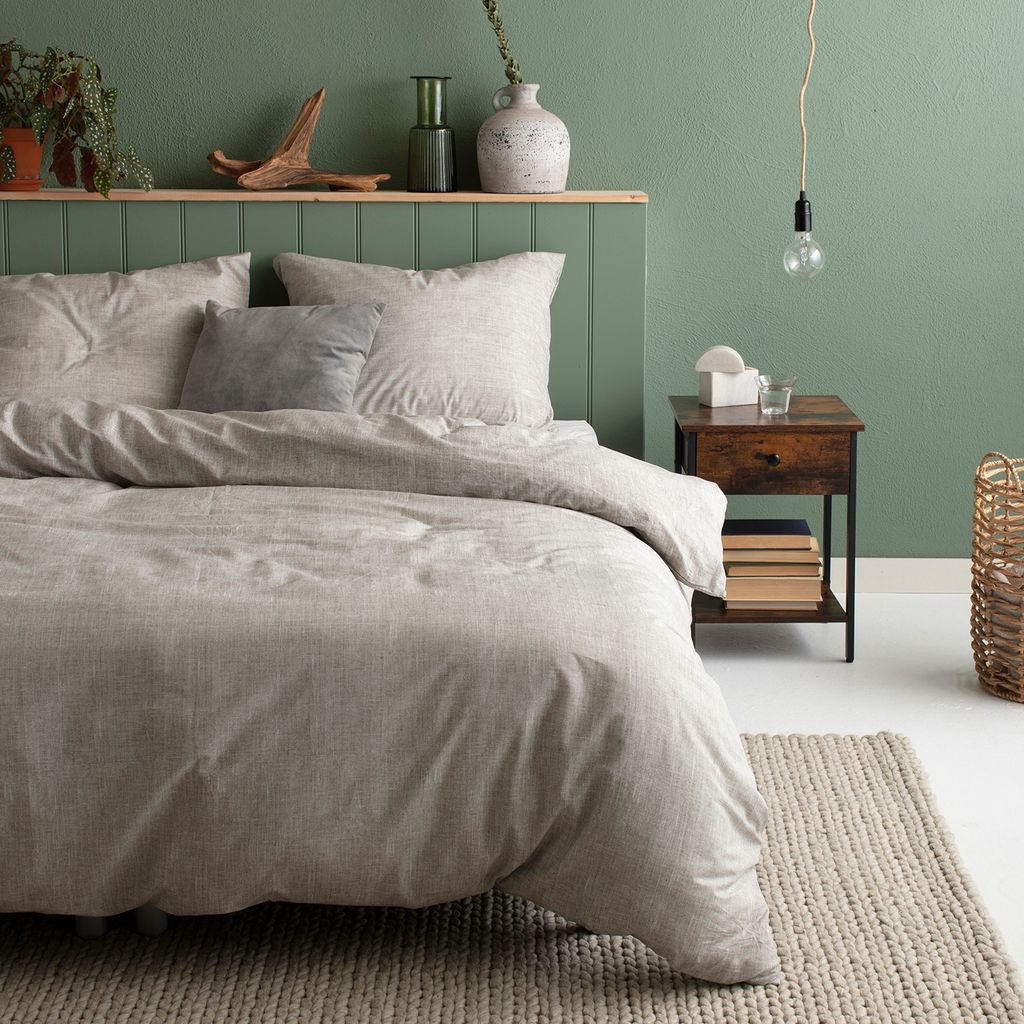 Cinderella Bettbezug Lyn - Baumwolle - 200x200/220 cm - Natural Linnen