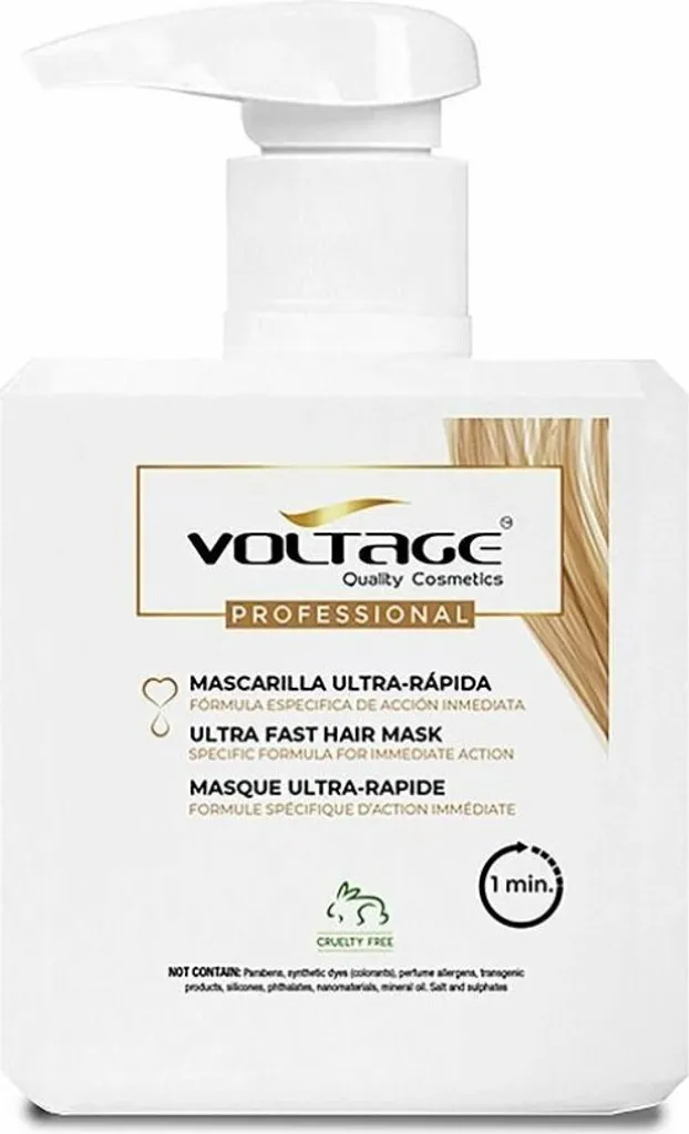 Maschera Capelli Ultra Rapida Voltage Cosmetics 500ml - Addio Nodi!