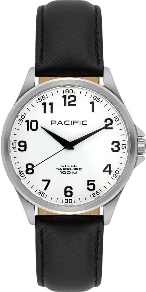 Montre-bracelet Homme Pacific Sapphire en Acier Inoxydable Argenté