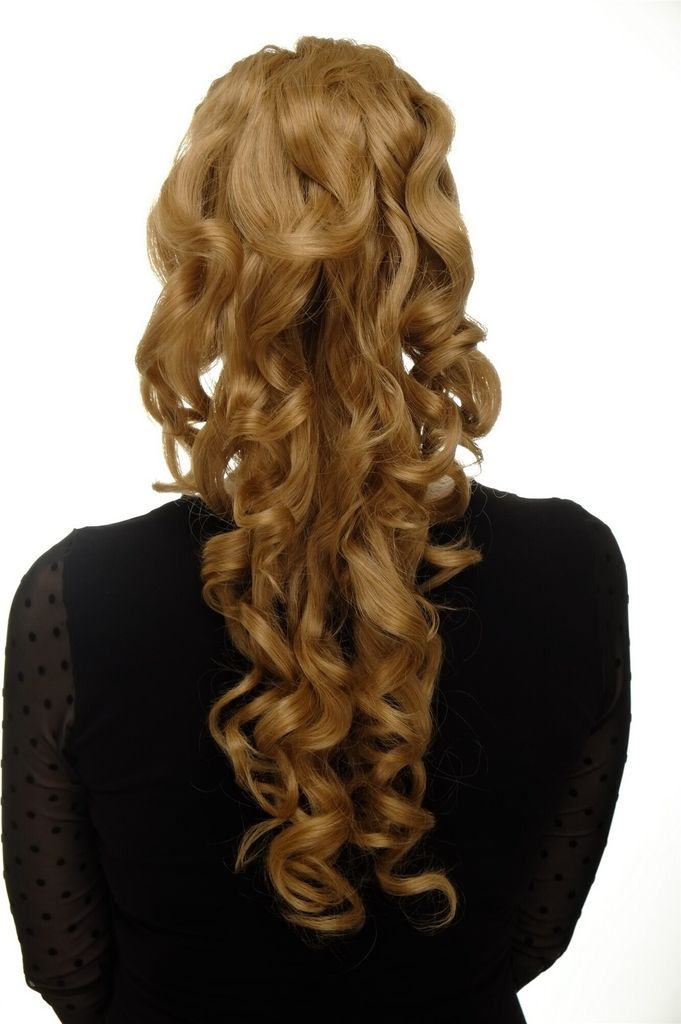 WIG ME UP Zopf, lockig, Gummizug, Goldblond WK03-24B Produktbild 