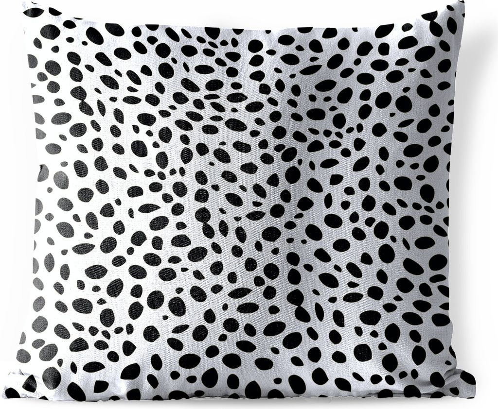 MuchoWow Outdoor Kissen - Tiermuster - Punkte - Panther - 50x50 cm - Wetterfest - Lounge Kissen - Komfortabel - Kissen mit Bild