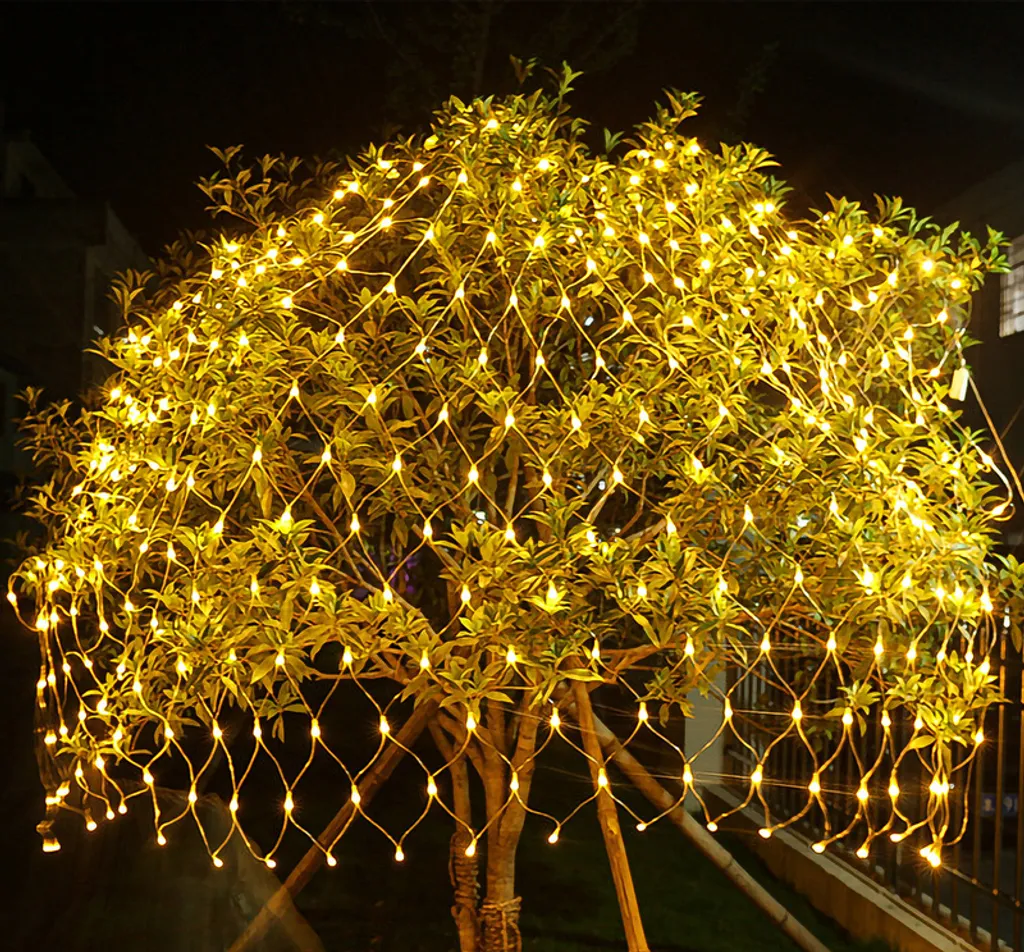TolleTour Rete Luminosa LED Esterno 2x2m IP44 - Luci per Siepi