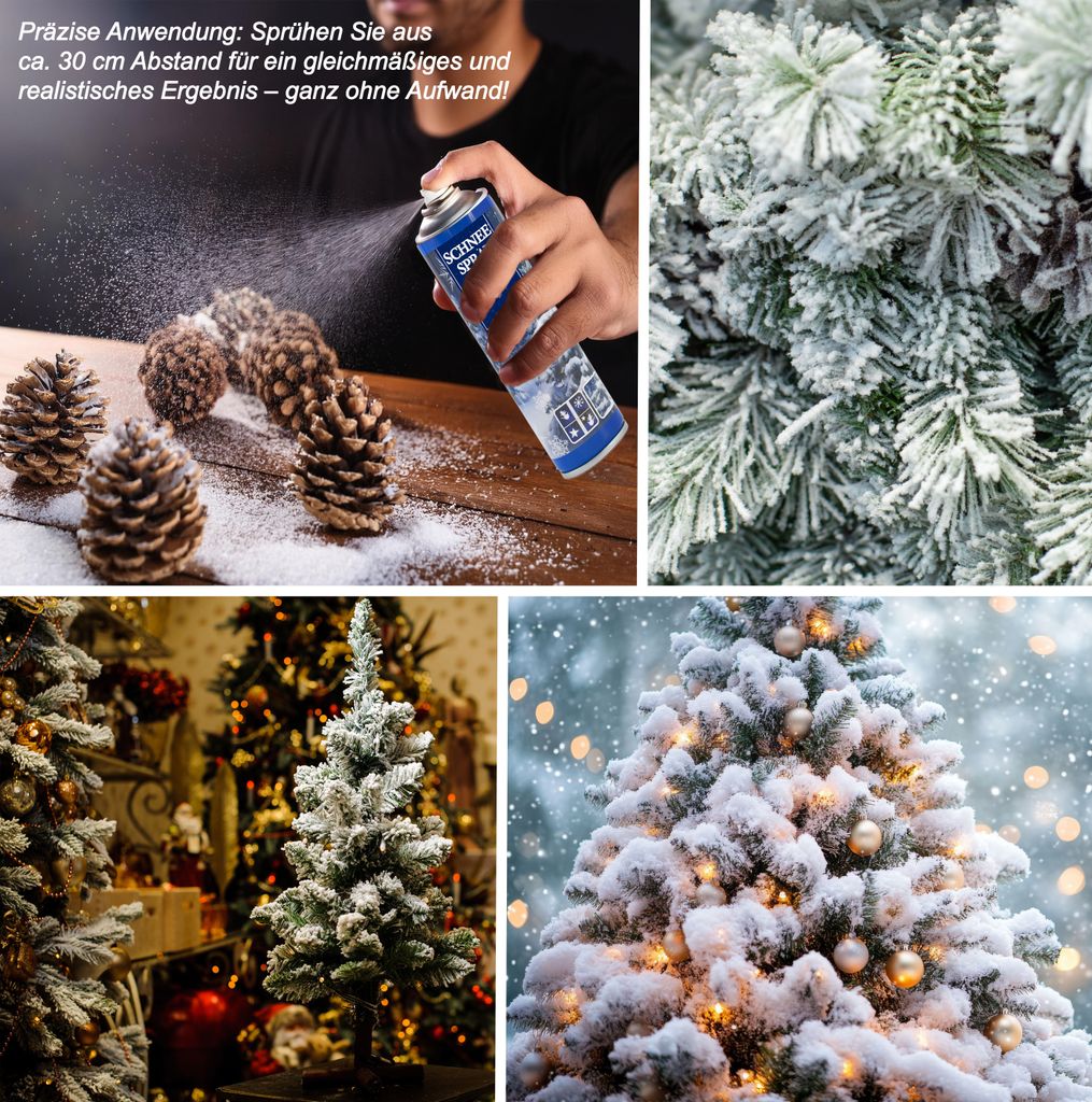Weihnachtsbaum Mit Schneespray