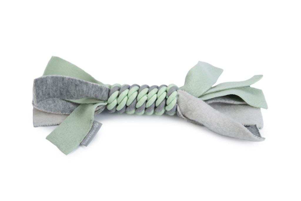 Beeztees Welpe Wuggie Hundespielzeug – Grün, 31x31x6,5 Cm, Mit Nestgeruch Für Welpen