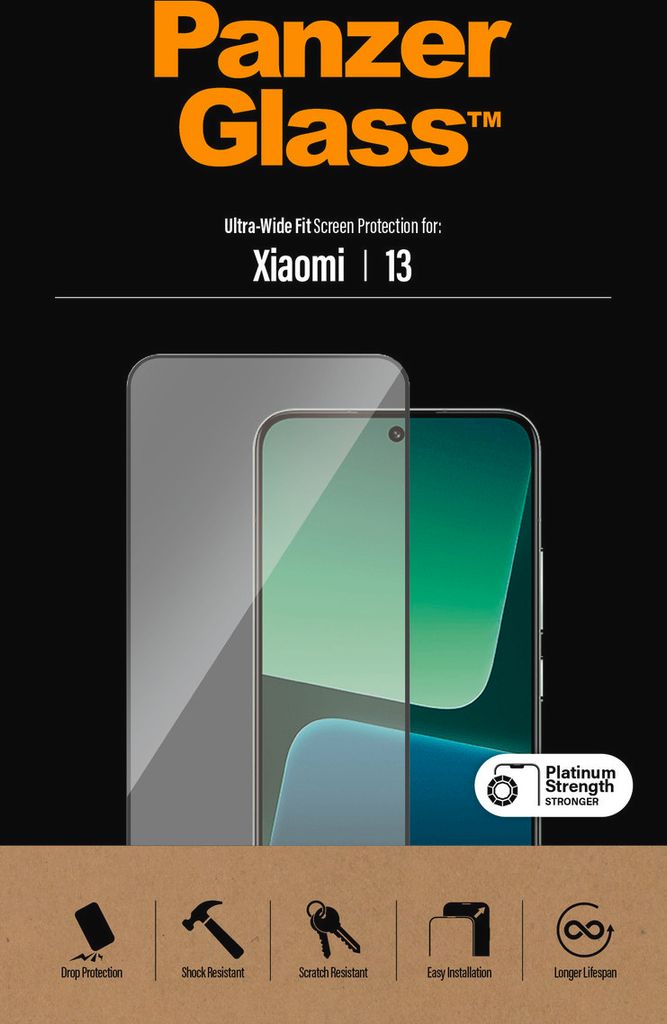 Panzerglass Ultra-Wide Fit gehärtetes Glas für Xiaomi 14 / 13