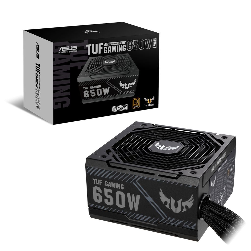 TUF-GAMING-650B Alimentatore 650 W 20+4 pin ATX ATX Nero Immagine del prodotto 