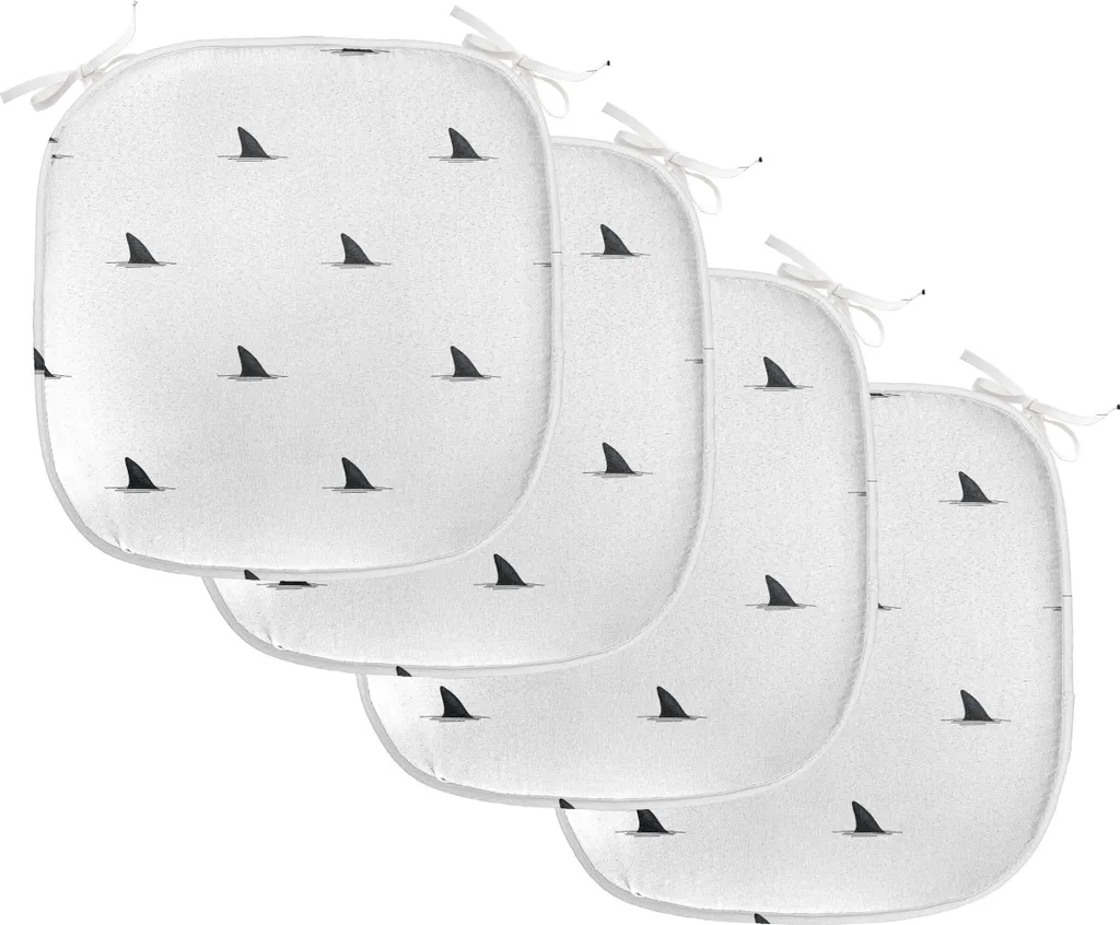 Coussins de Chaise Imperméables Thème Marin pour Cuisine et Salle à Manger