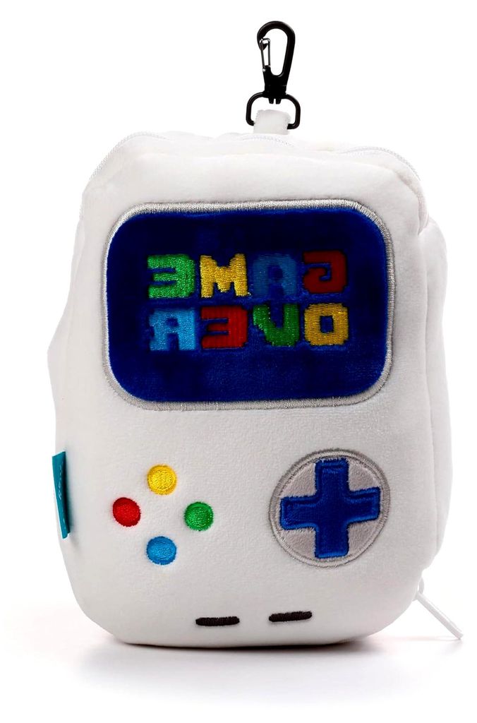 Relaxeazzz Reisekissen, 2-in-1, Game Over – tragbare Spielkonsole, einzigartig