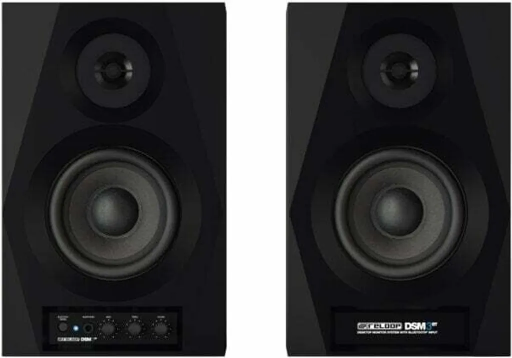 Enceintes de Studio Bluetooth Reloop DSM-3 BT pour Création de Contenu