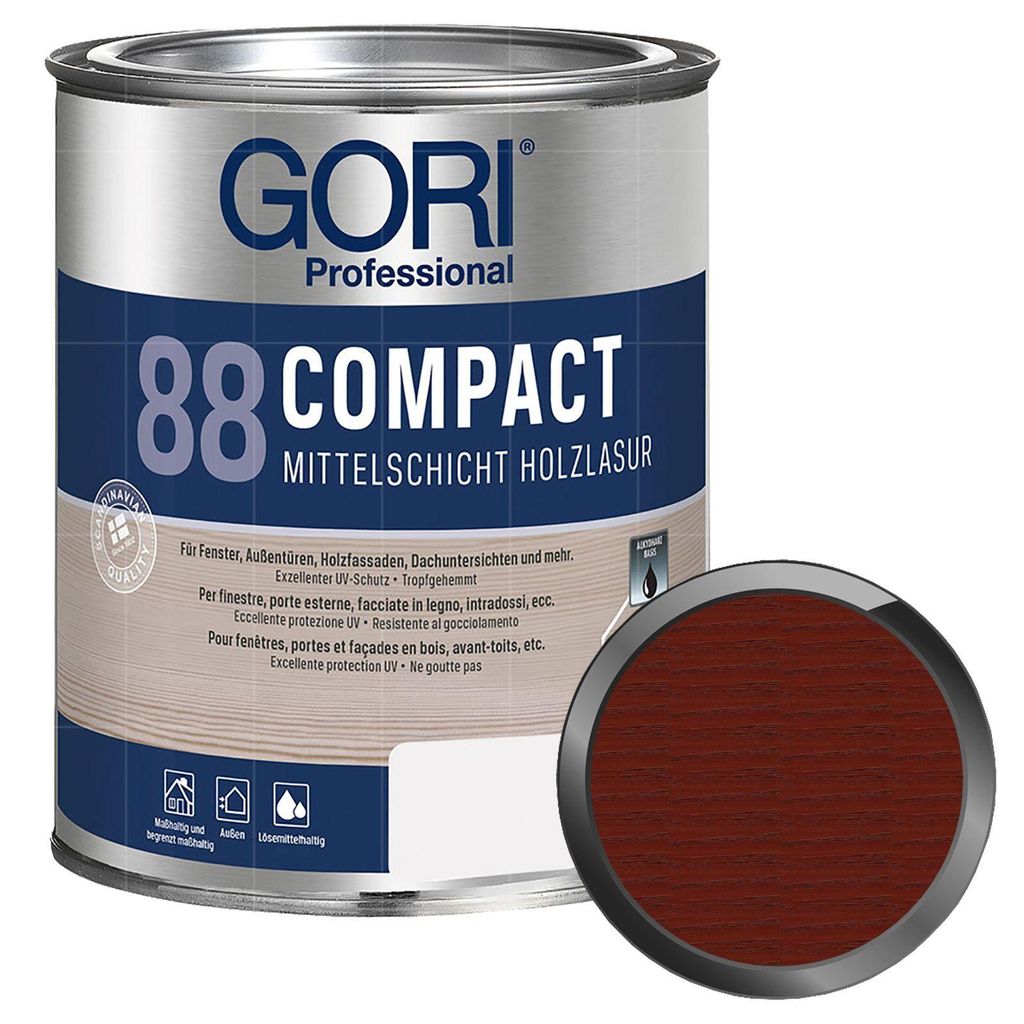 GORI 88 Compact Lasur 5 Liter Mahagoni Produktbild 