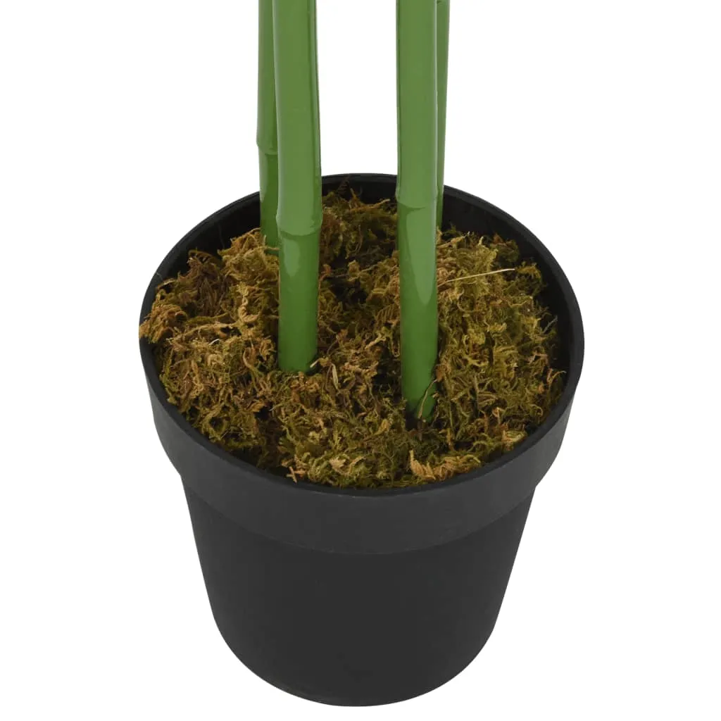 vidaXL Albero Bambù Artificiale 368 Foglie 80 cm Verde