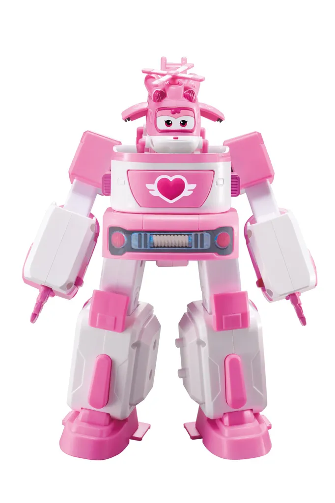 Robot Transformable Super Wings Dizzy Deluxe avec Sons et Lumières - 4