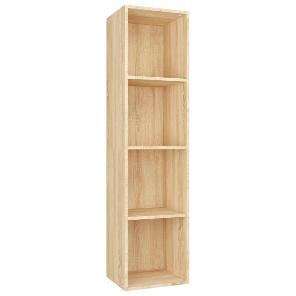 Mobile TV e Libreria SYFAX Rovere Sonoma 143cm - Design Scandinavo Slim