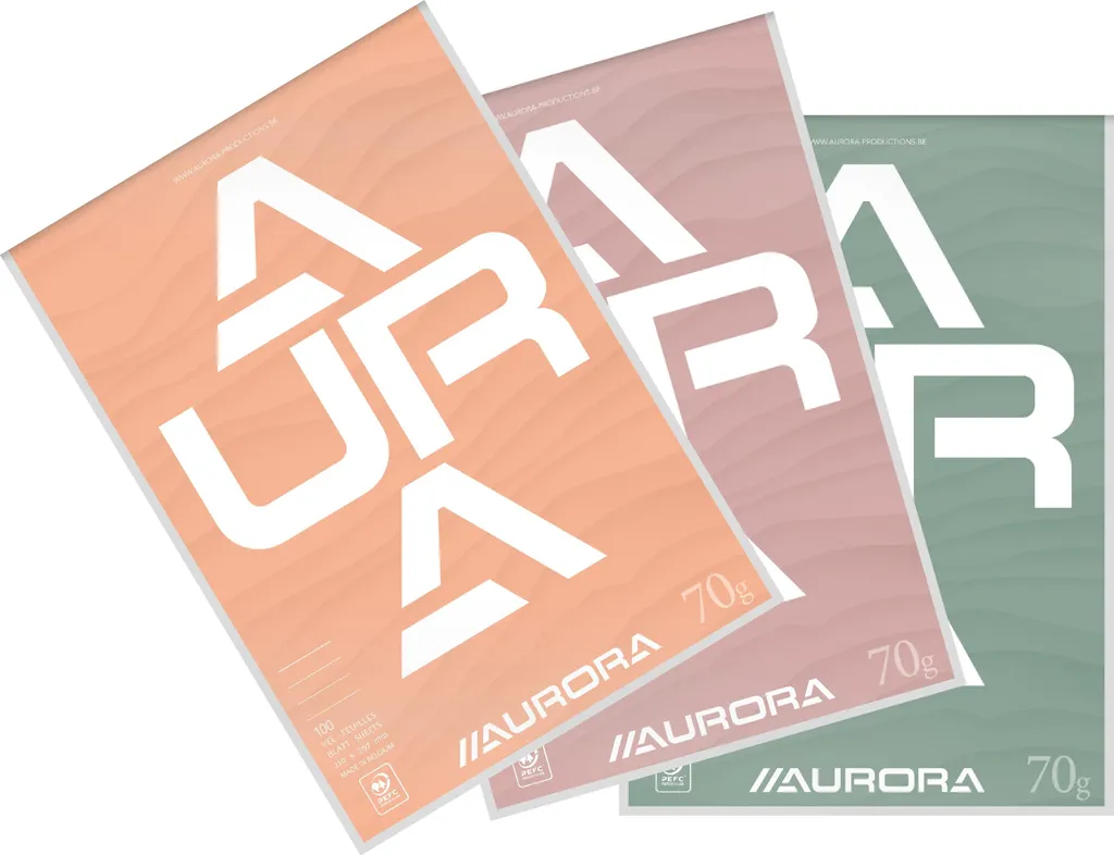 Pack 10 Blocs-notes Aurora A4 lignés pour prise de notes et réunions