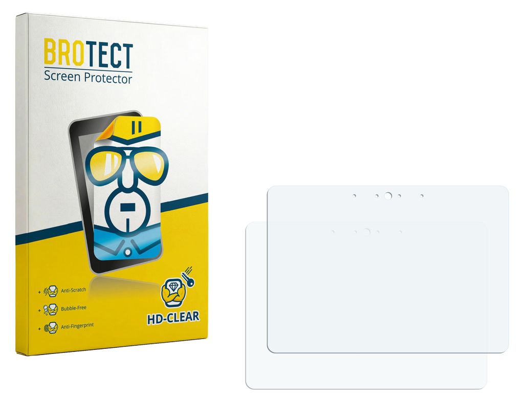 2x Für Amazon Echo Show 2018 (2. Gen.) Schutzfolie BROTECT Displayschutz Display Schutz Folie Klar Transparent