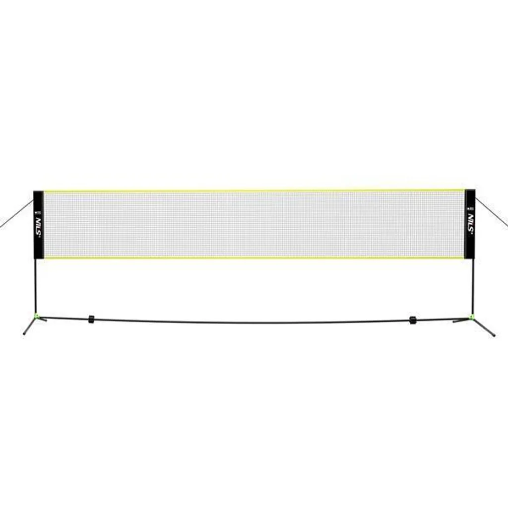 Filet de badminton 5m NILS en acier robuste - Haute résistance intérieur