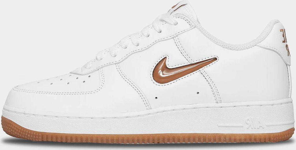 nike air force 1s white grey gold