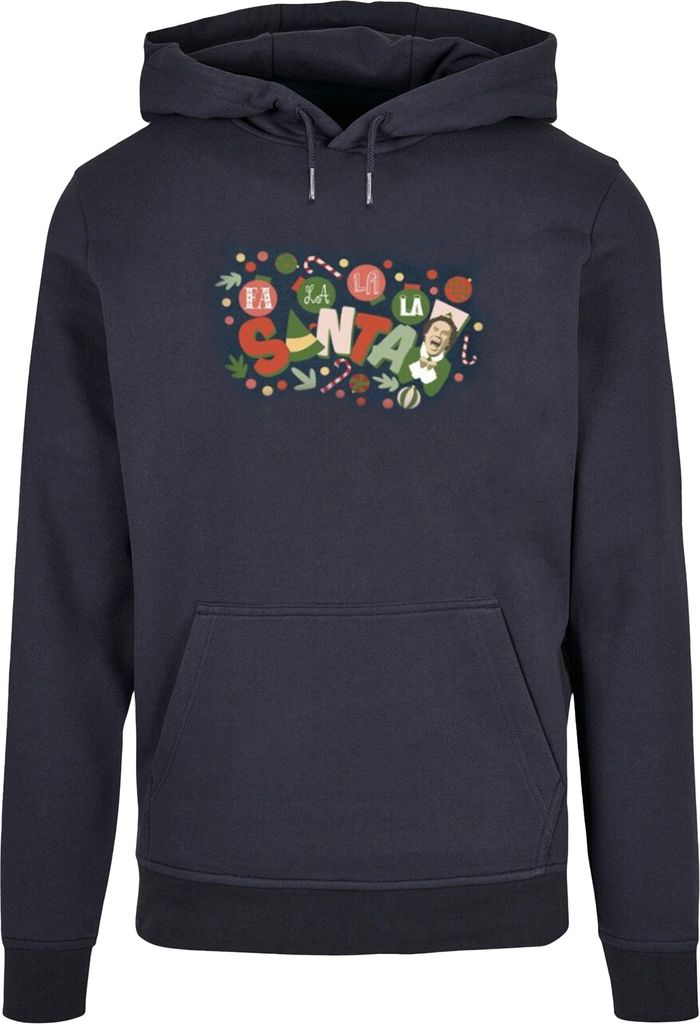 Elf - "Fa La La" Kapuzenpullover für Damen BI6869 (5XL) (Marineblau)
