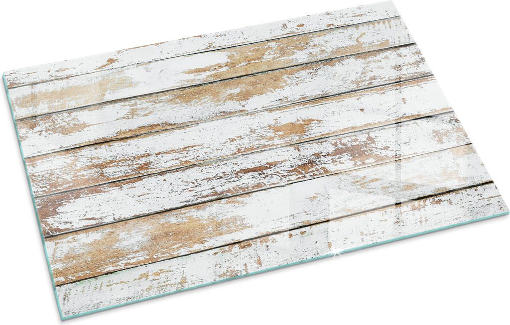 Abgenutzte Holzplatte – Glasbodenplatte für – Kaminofen – Kaminplatte Glas – Schutzglas – Funkenschutzplatte –Glasbodenplatte Feuerfes...