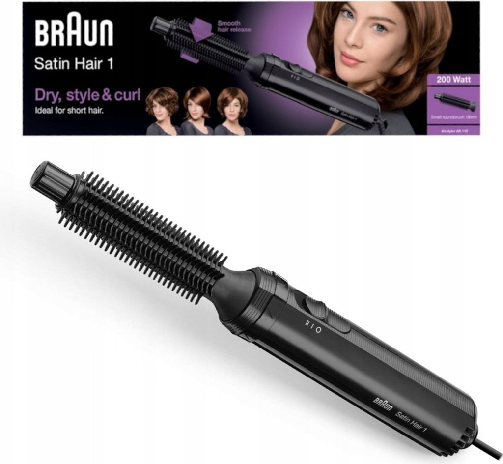 Haartrockner 200W, Feines Styling Braun Satin Haar 1 As110 - Locken