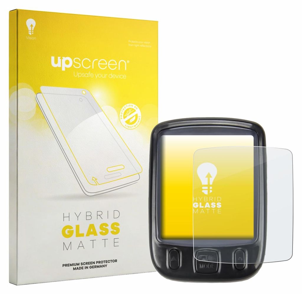 upscreen Entspiegelungs Schutzglas für ZMCVOE Bike Computer digital Schutzfolie Panzer Folie Glas Display Schutz matt