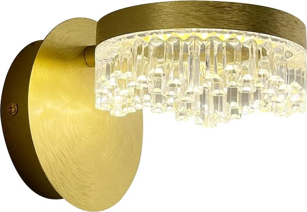 Éclairage mural LED PRECIOSA doré anti-éblouissement blanc neutre 4W