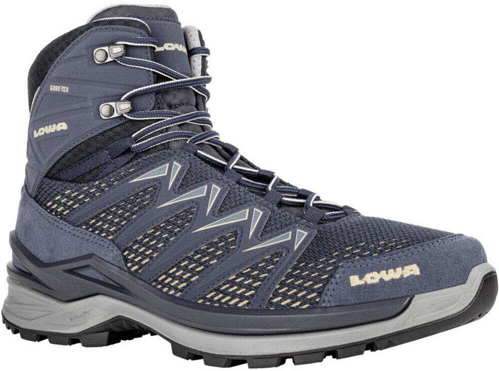 LOWA INNOX PRO GTX MID, Männlich, Erwachsener, Blau, Sand, Outdoor-Stiefel, Schnelles Wandern, Walken, Wandern, Trecken, Deutsch