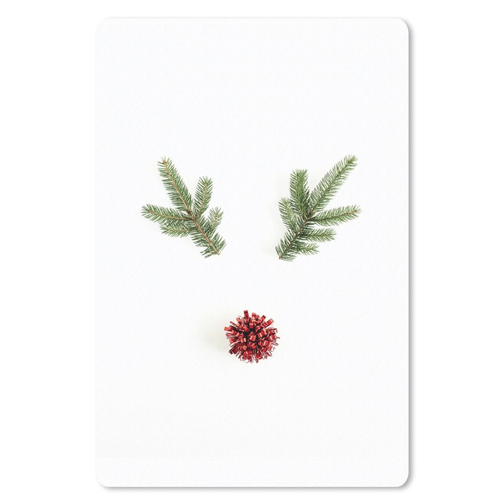 MuchoWow Mauspad Mousepad Weihnachten - Zweige - Weihnachtsdekoration 18x27 cm - Mousepads - Maus Mat - Pad - Mausunterlage