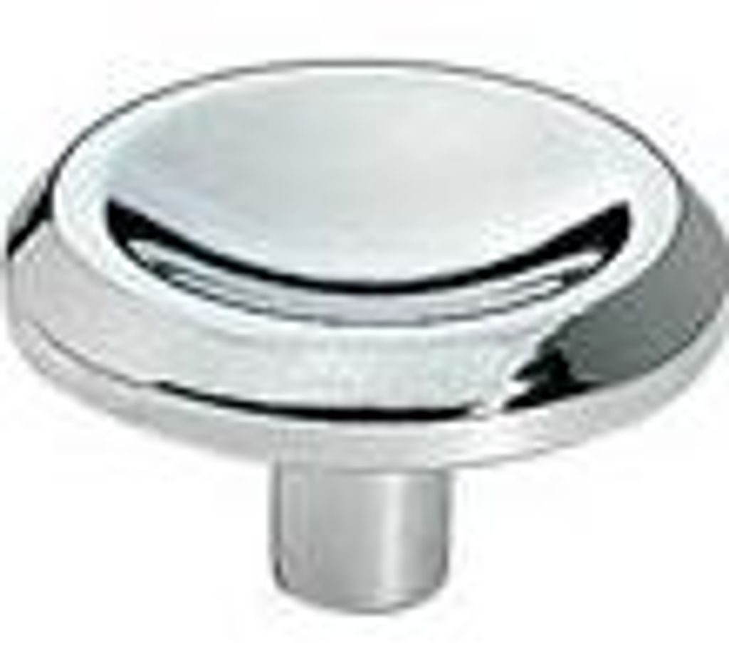 Knopf für Toilettenschüssel 37 x 20 mm CADAP - verchromt - 832/4V