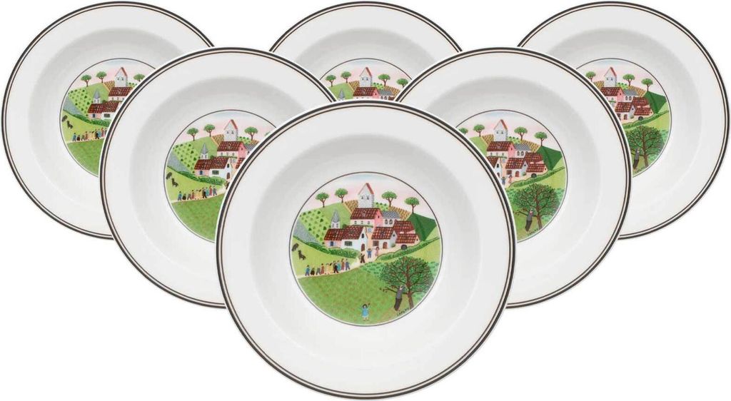 Villeroy & Boch Design Naif Salatschale Heirat ø 20 cm 6er Produktbild 