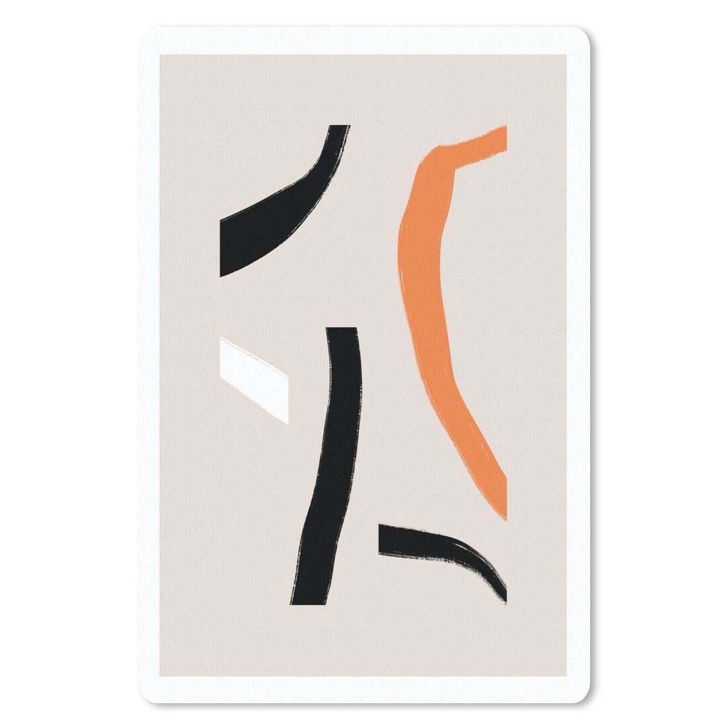 MuchoWow Mauspad Mousepad Abstrakt - Pastell - Design 40x60 cm - Mousepads - Maus Mat - Pad - Mausunterlage - Schreibtisch Accesoire