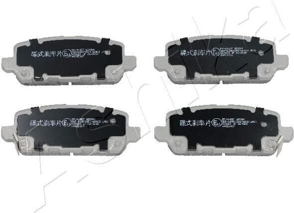 ASHIKA Bremsbeläge Satz Hinten für HONDA HR-V (RU) 51-04-414
