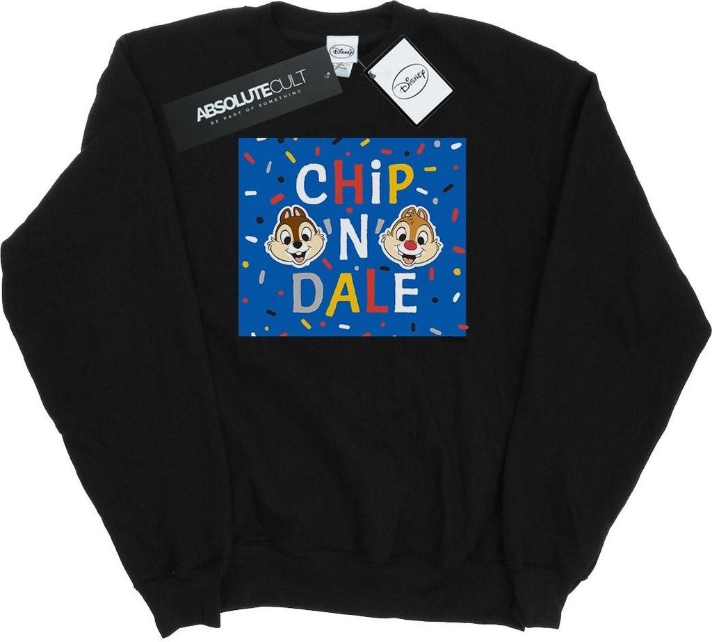 Disney - "Chip N Dale" Sweatshirt für Damen BI27268 (XL) (Schwarz)
