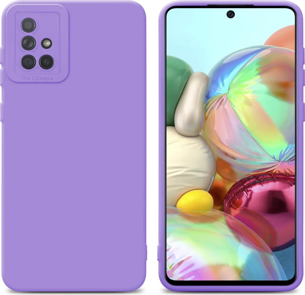 Cadorabo Cover Samsung Galaxy A71 4G - Custodia Silicone TPU Viola