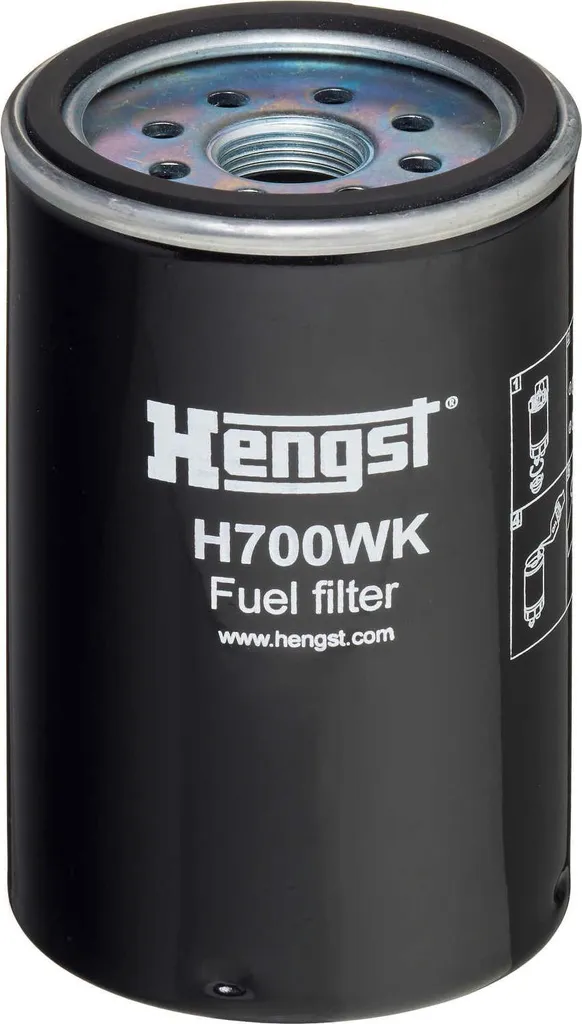 Filtre à carburant H700WK HENGST avec haute capacité de filtration diesel