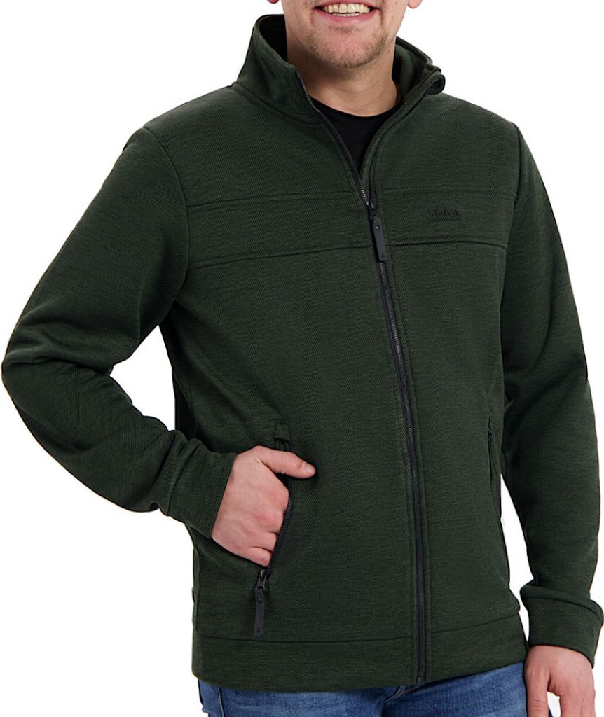 Kjelvik Herren Strickjacke Wilco Gr.M grün (202340037-60) Produktbild 3