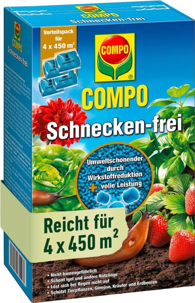 COMPO Schnecken-frei 1 kg / 4x250g Schneckenfrei Produktbild 