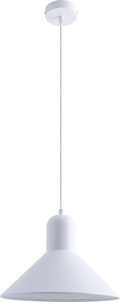 Pendelleuchte Hängelampe Esszimmer Küchenlampe Hängend Esstischlampe Matt E27 Farbe Matt Weiß/Weiß