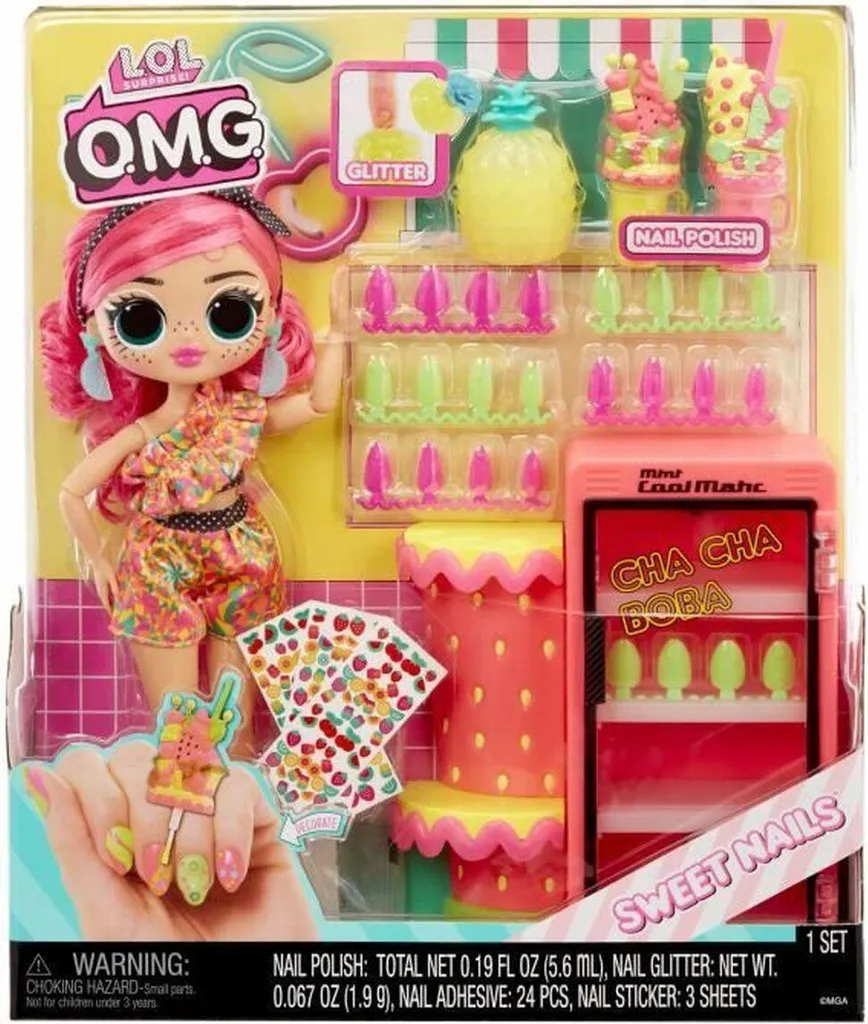 Poupée de collection LOL Surprise Pinky Pops Fruit Shop pour enfants