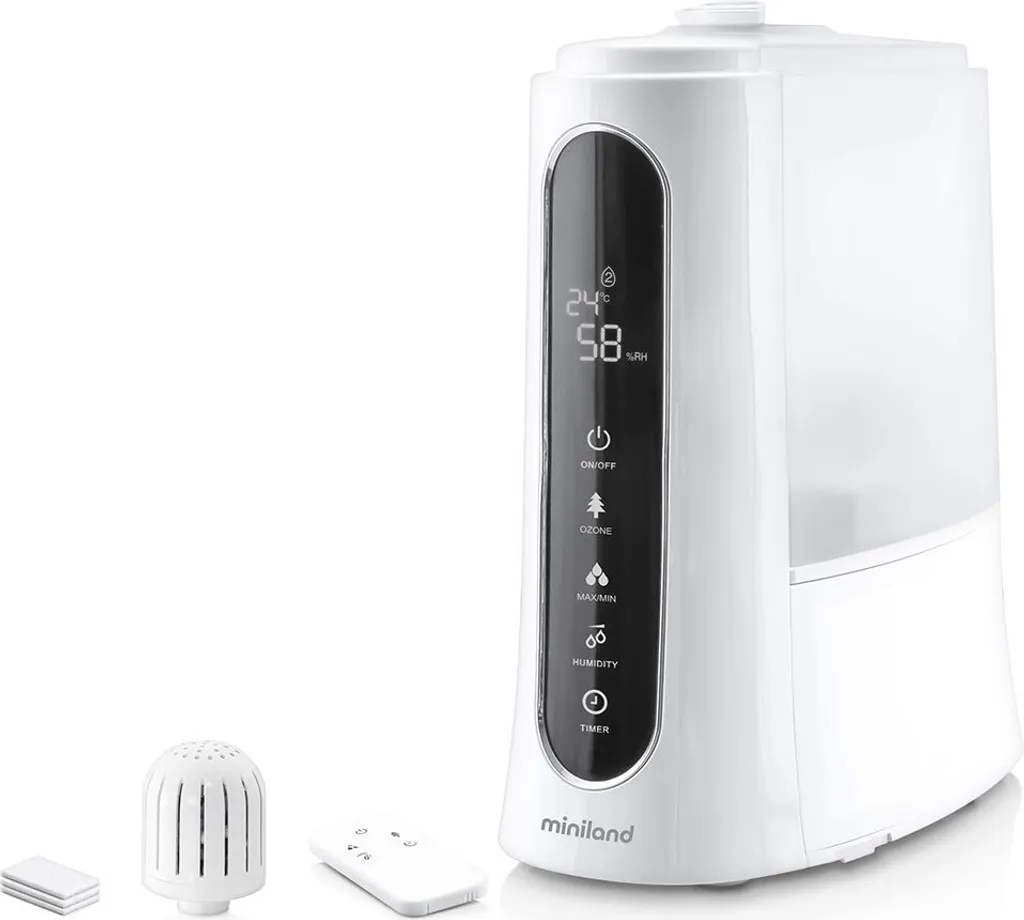 Miniland Pure Humitoc Humidificateur Transparent Grande Capacité