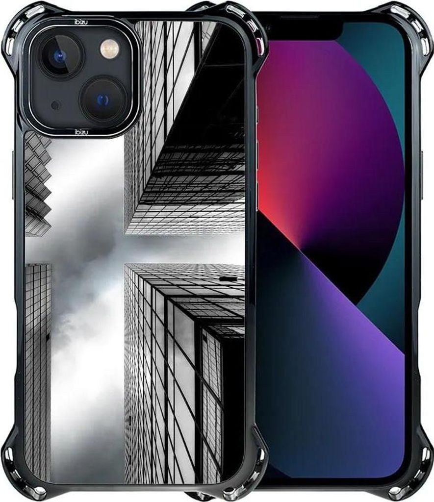 iPhone 14 Pro IBIZU DropGuard Ultra Case mit MagSafe, Noir City, Wolkenkratzer
