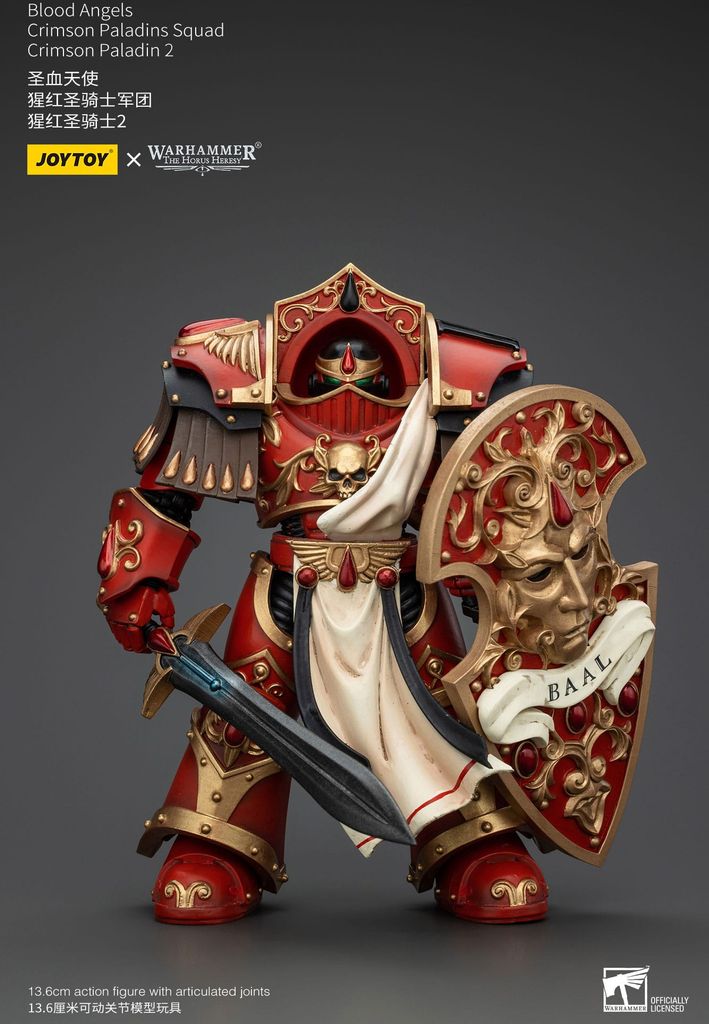 Warhammer The Horus Heresy Actionfigur 1/18 Blood Angels Crimson Paladins Squad Crimson Paladin 2 14 cm