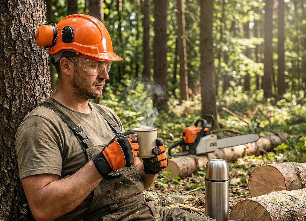 Casque de protection forestière complet avec visière et antibruit réglable - 3