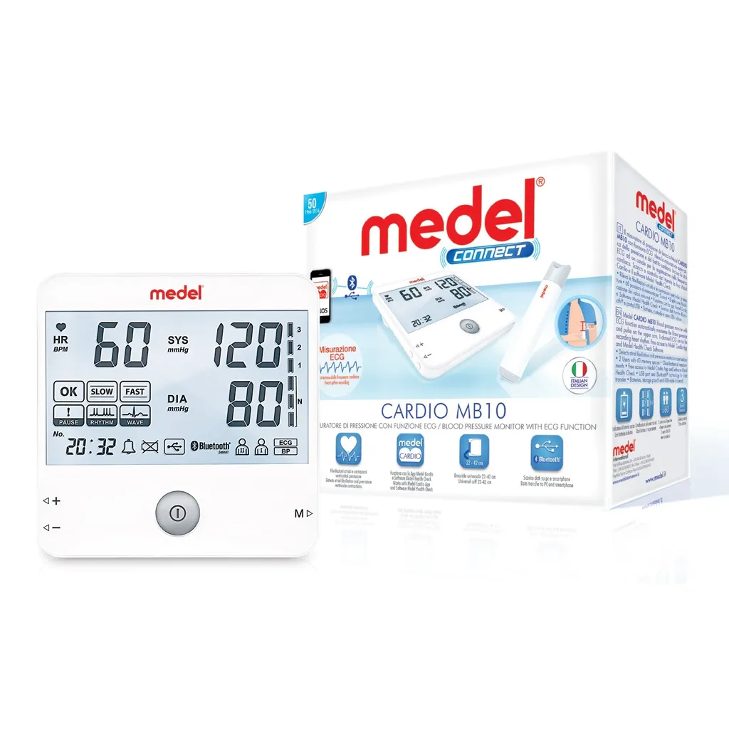 Medel CARDIO MB 10 Moniteur de tension artérielle Bluetooth avec ECG intégré